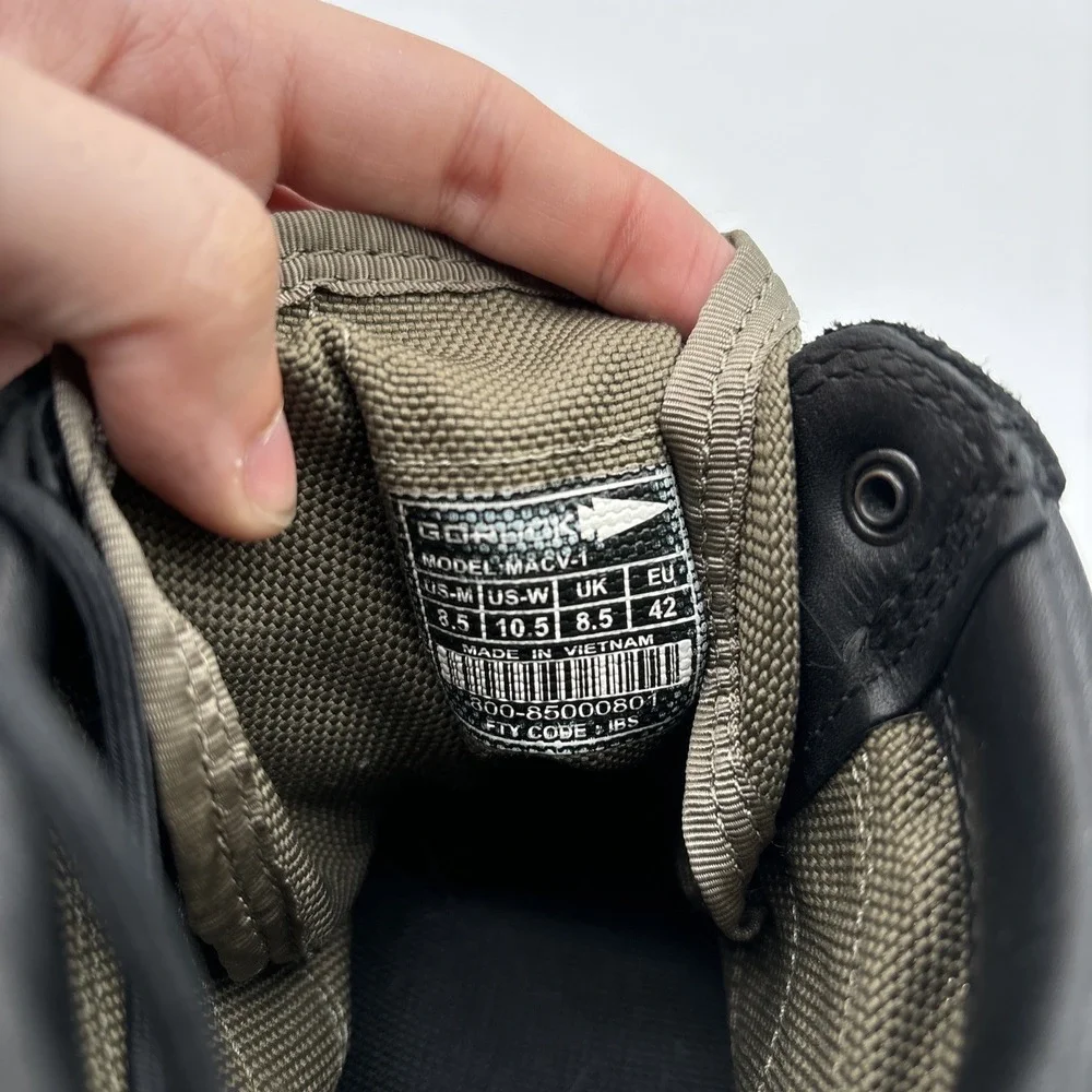 GORUCK MACV-1‎ Traveler Tactical Boots Men's 8.5 Wide Uninsulated Black Green